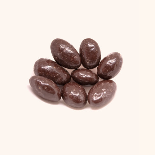 Almendras bañadas 70% cacao (75 gr)
