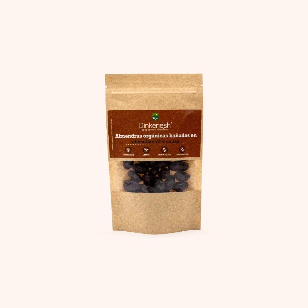 Almendras bañadas 70% cacao