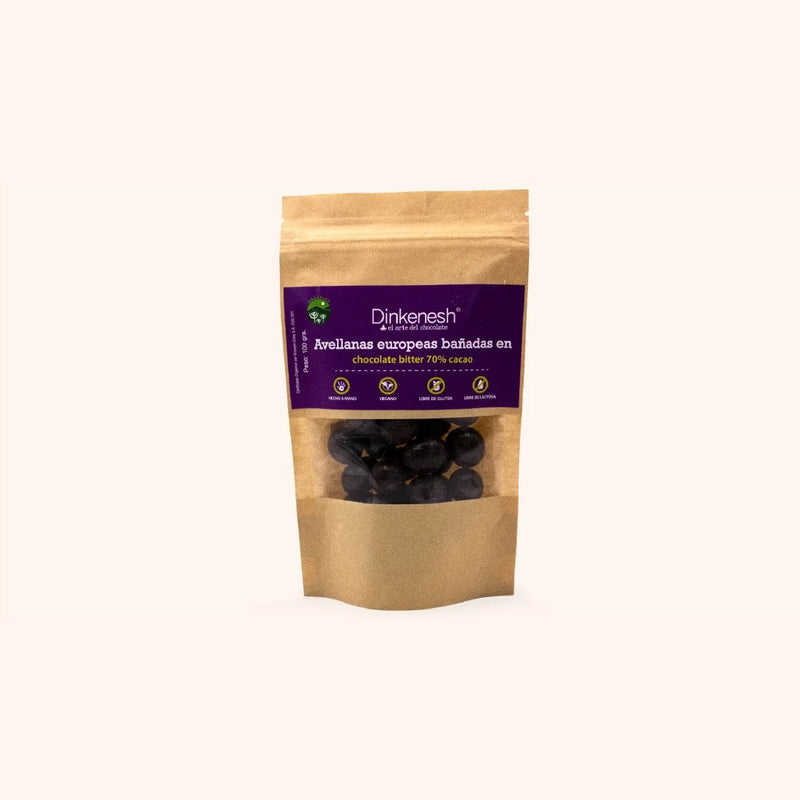 Avellanas bañadas 70% cacao