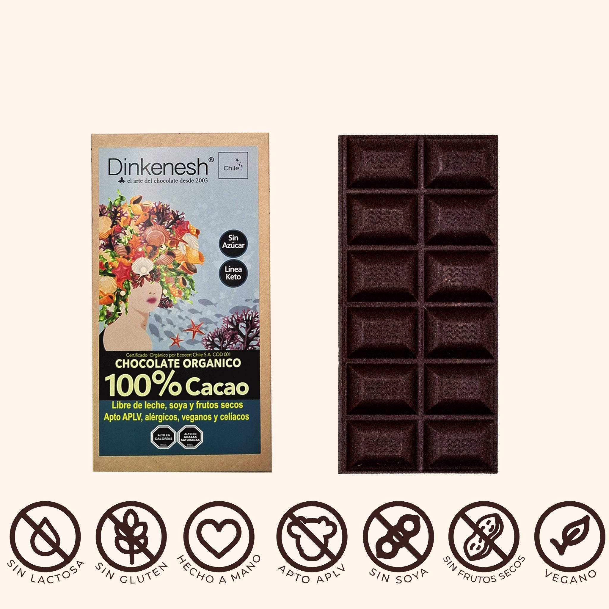 Barra 100% Cacao Orgánico