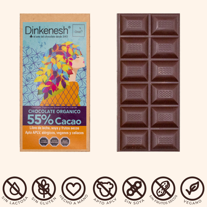 Barra 55% cacao
