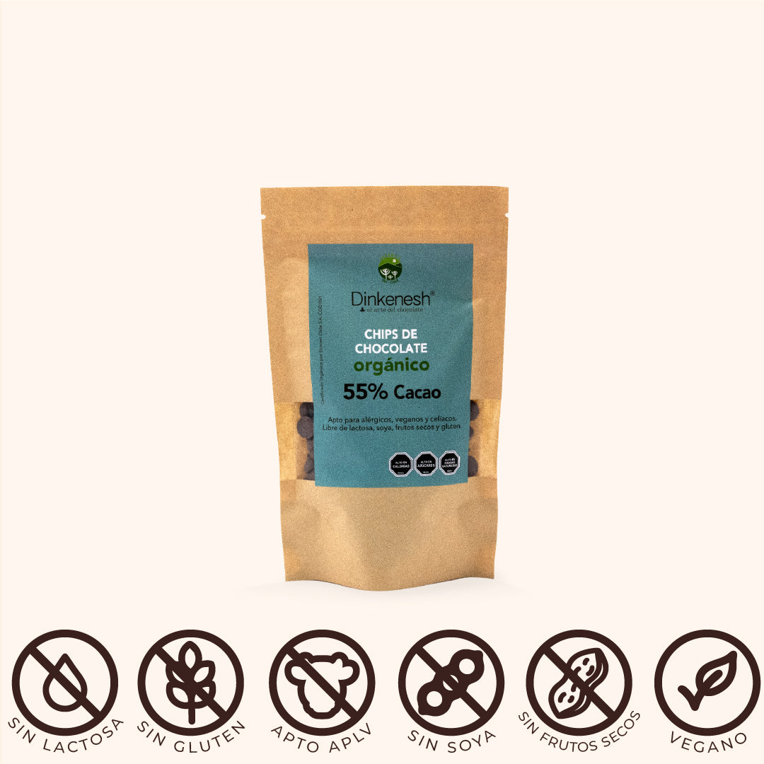 Chip 55% cacao 100 gr