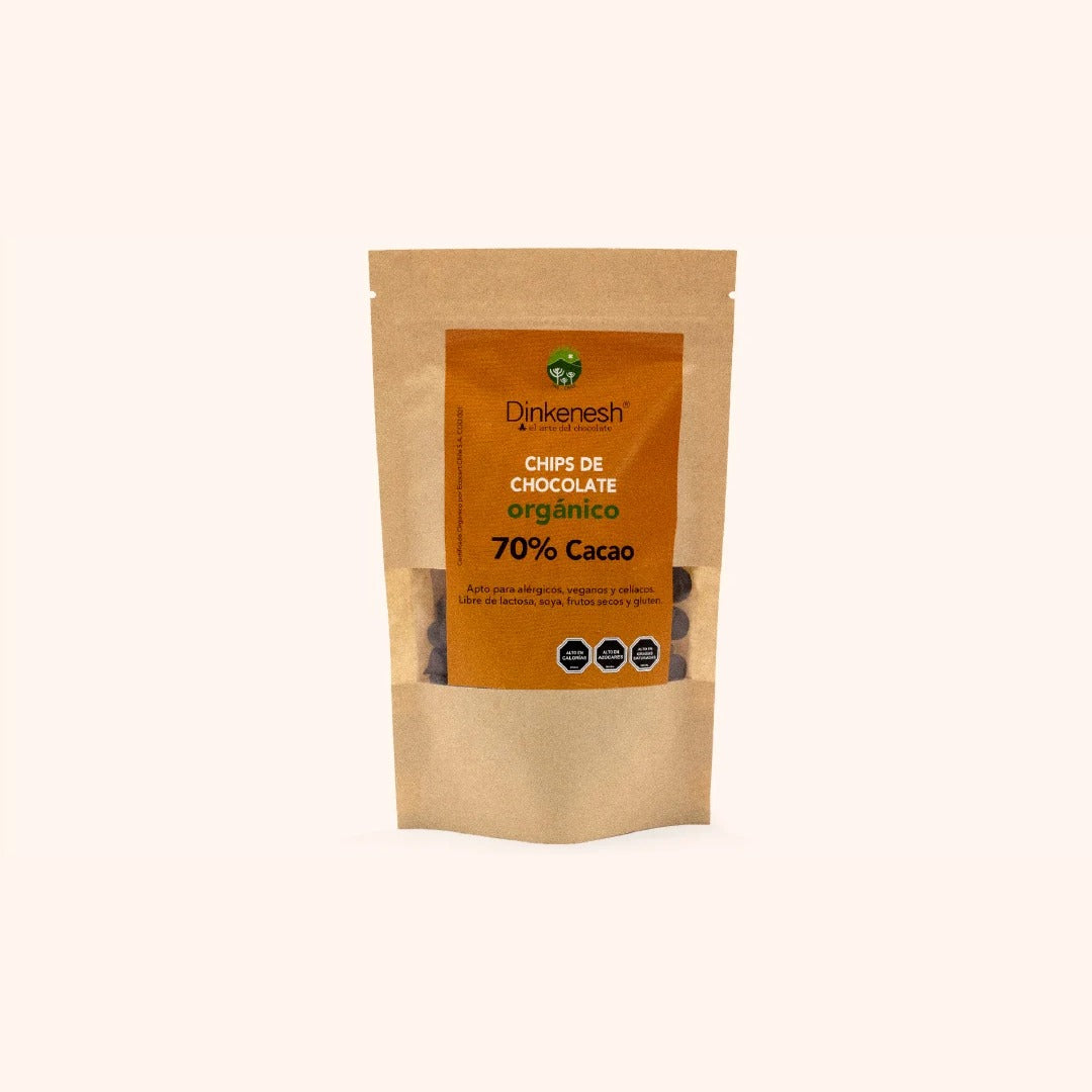 Chips de chocolate 70% cacao
