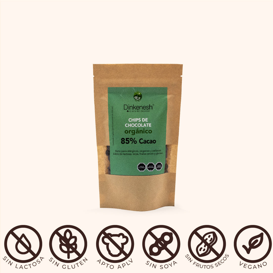 Chip 85% cacao 100 gr