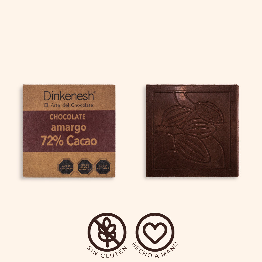 Tabletas 72% cacao 30gr