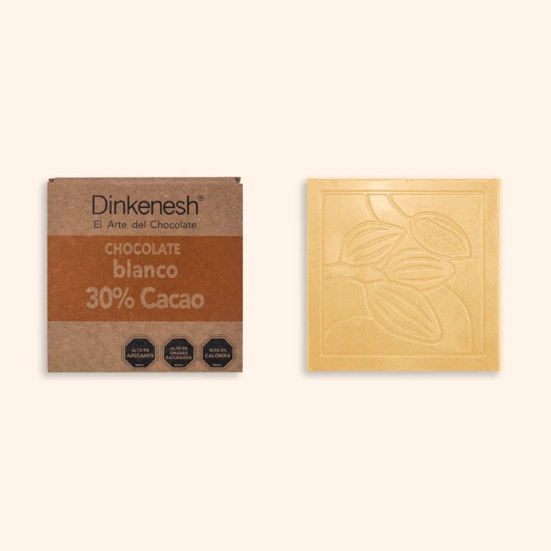 Tableta chocolate blanco 30% cacao 30 gr