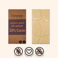 Tableta Chocolate Blanco 32% cacao Sin Azúcar 90gr