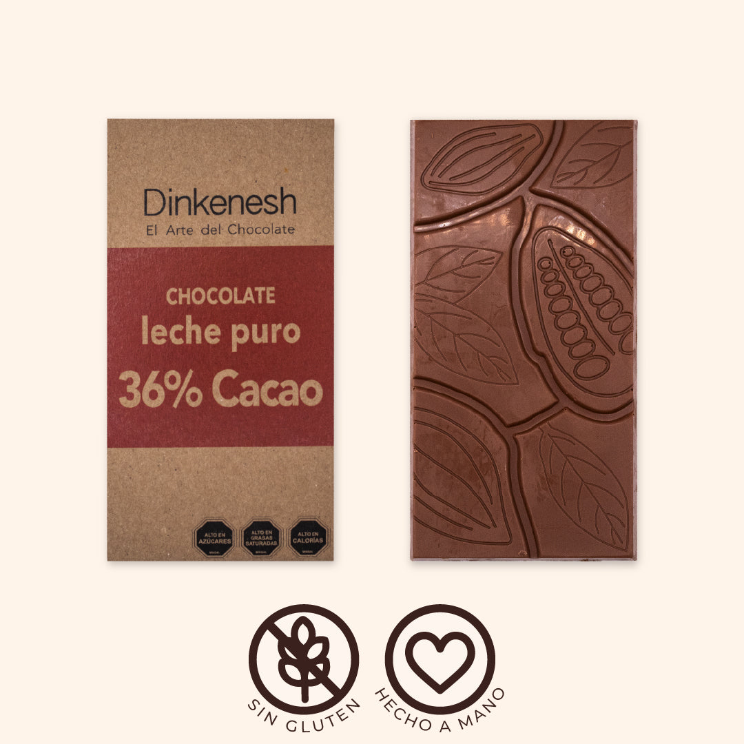 Tabletas 36% cacao 90gr