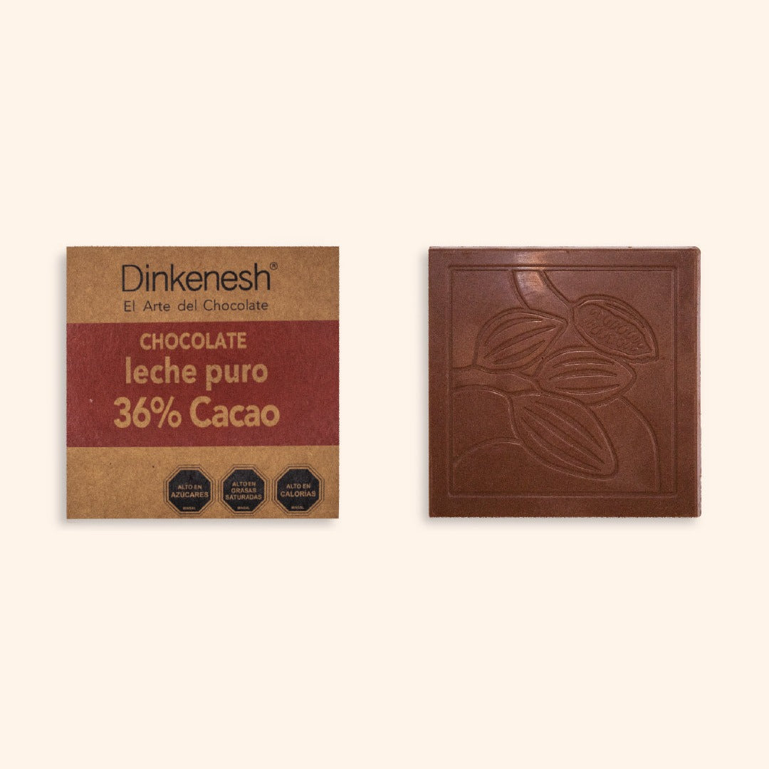 Tableta chocolate de leche 36% cacao 30 gr