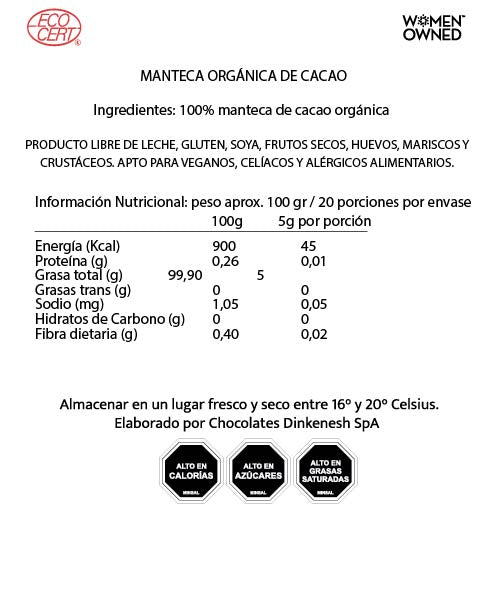 Manteca de Cacao