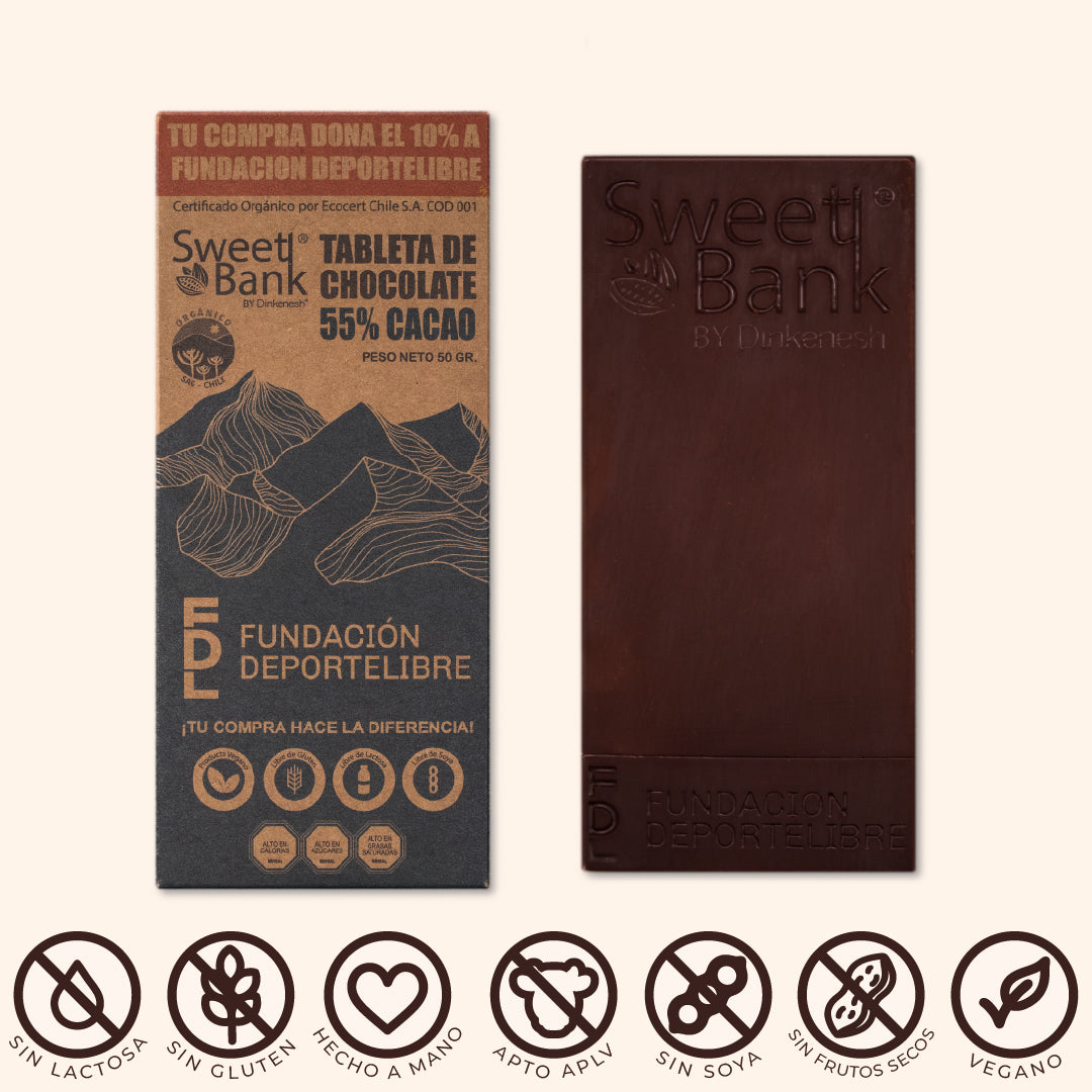 Barra Sweetbank® 55% cacao
