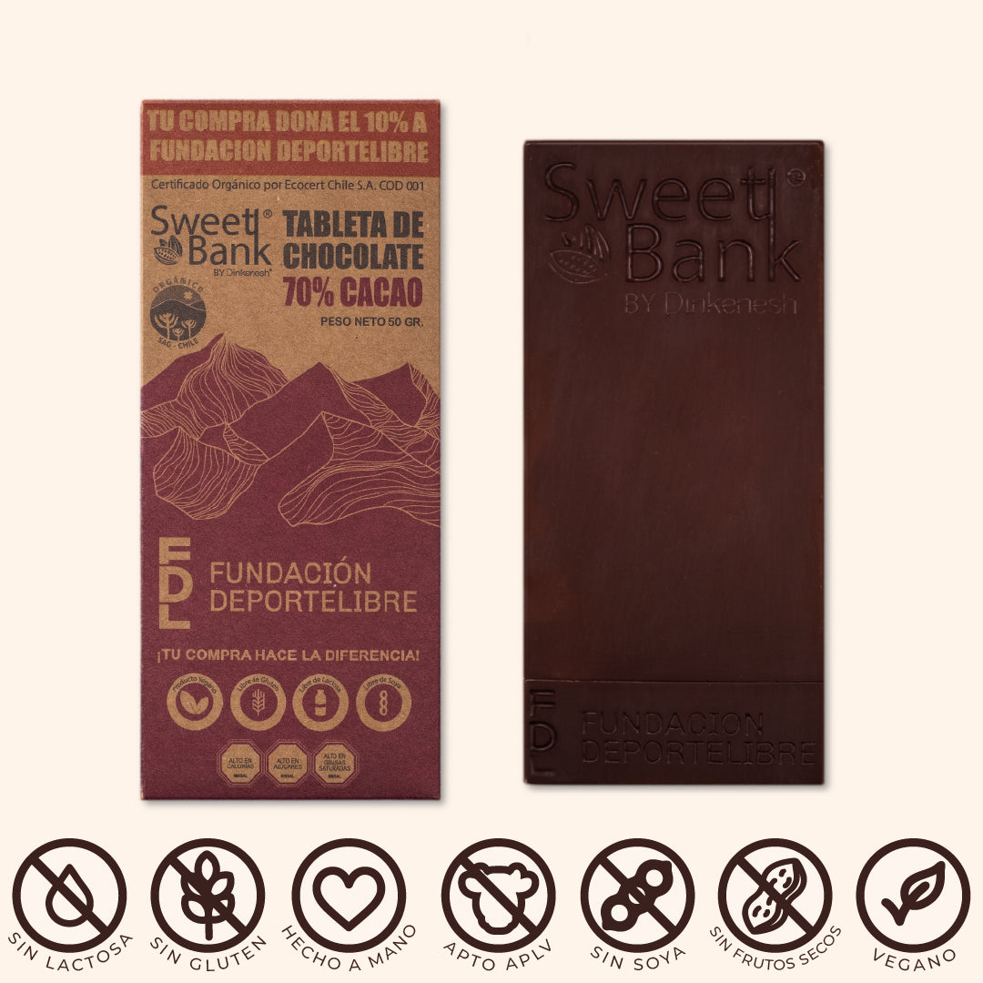 Barra Sweetbank® 70% cacao