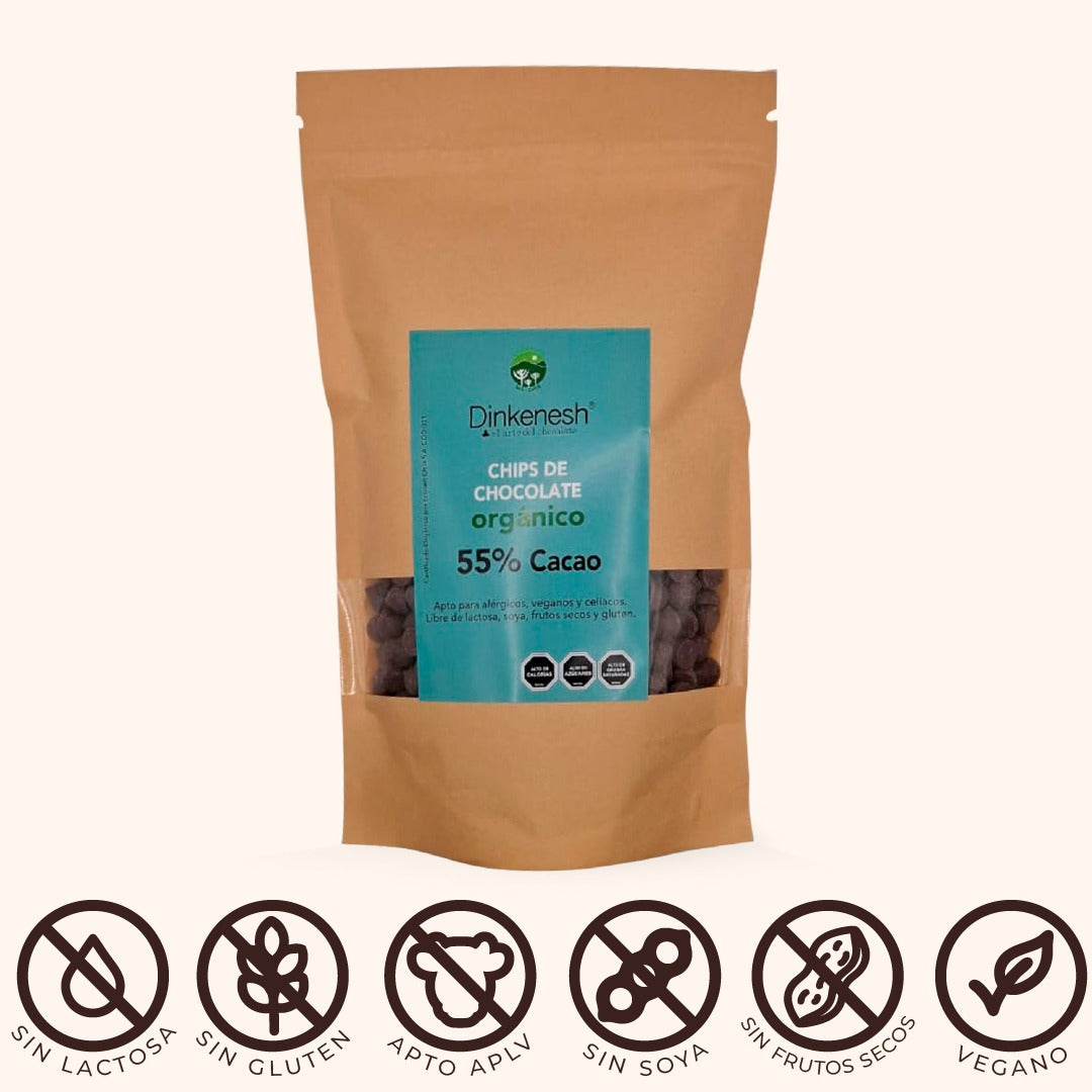 Chip 55% cacao 500 gr