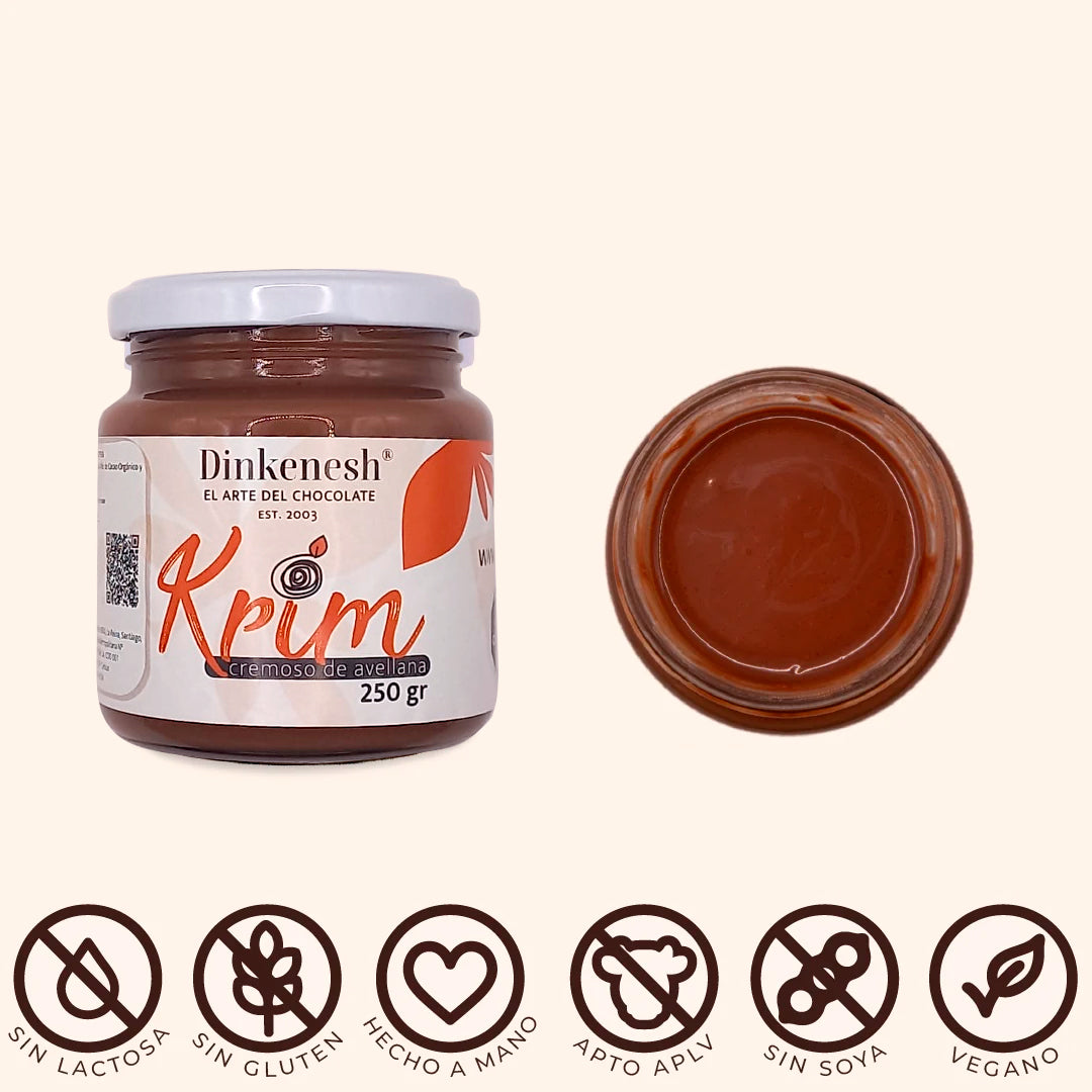 Krim Cremoso Orgánico de Avellana